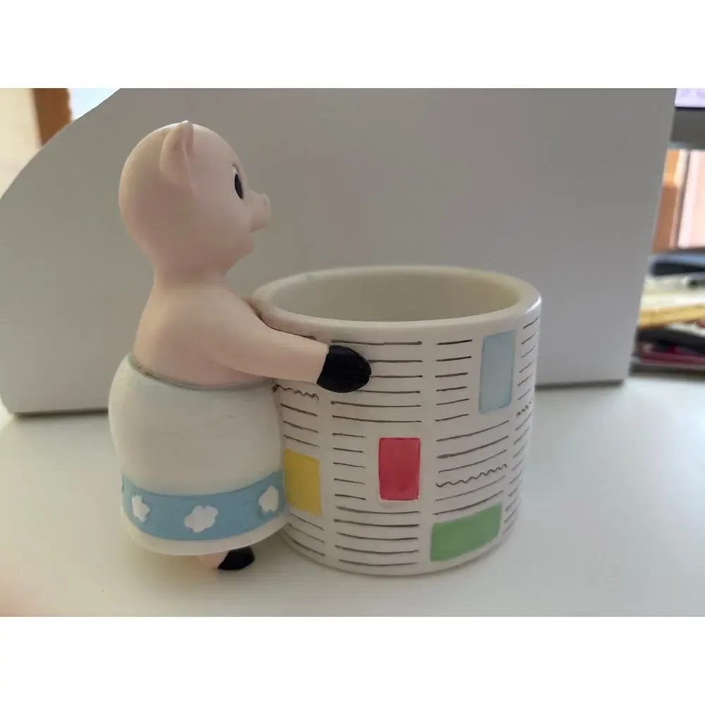 Nick & Nora Home Hogwash Ceramic Tumbler Pig New Pork Times